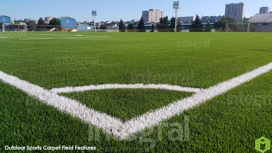 Outdoor Sports Carpet Field Features Integral Turf