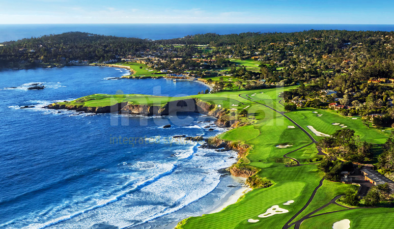 Pebble Beach California Artificial Turf Golf Course