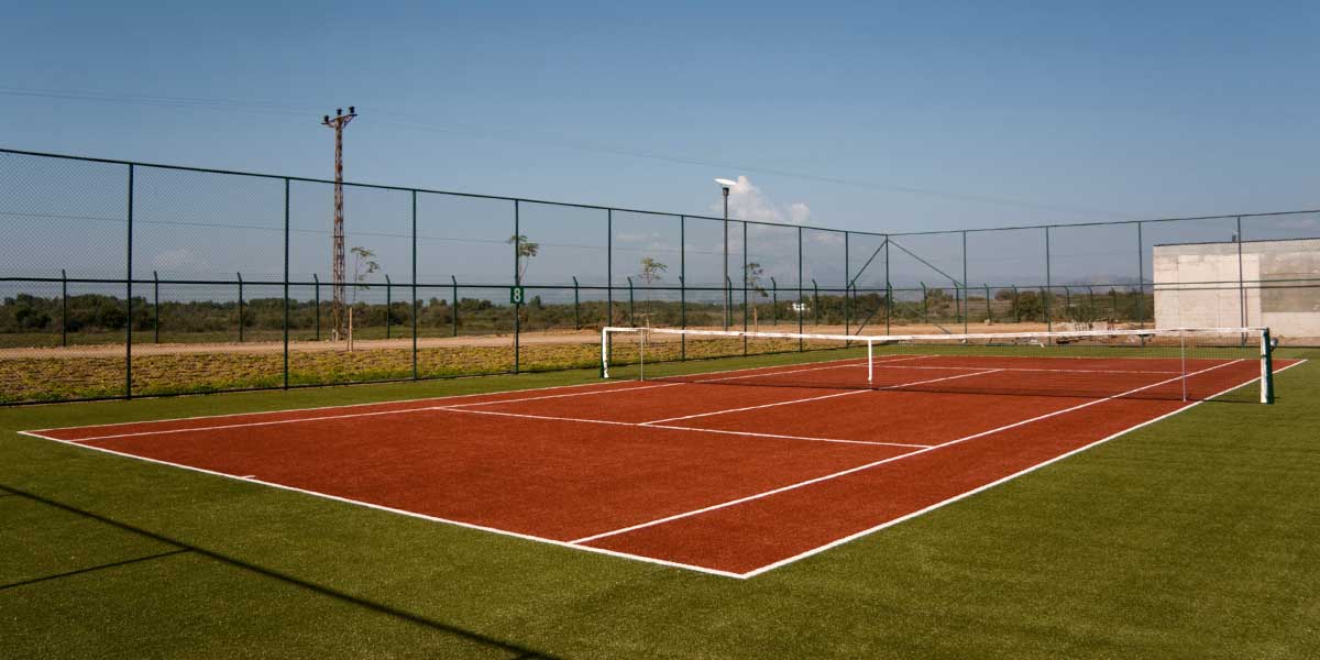 artificial grass tennis court